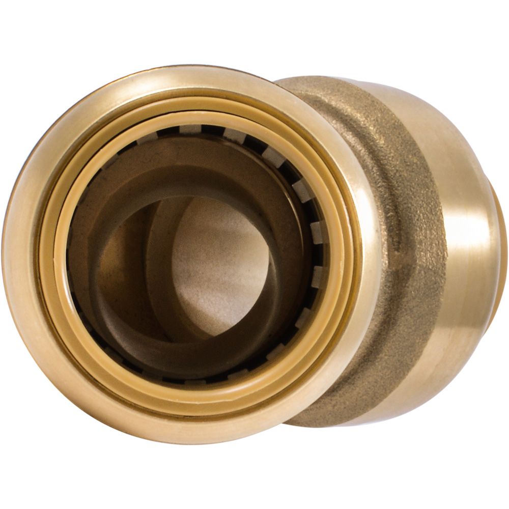 SharkBite® U660LF Lead-Free Brass Push-to-Connect 45-Degree Elbow - 1" x 1"