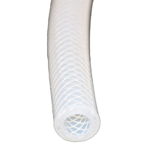 Braid Reinforced Silicone Tubing - 1/8 ID x .365  OD