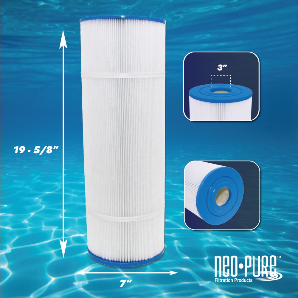 Neo-Pure PS-781-FE Pool and Spa Filter 7" x 19-5/8"