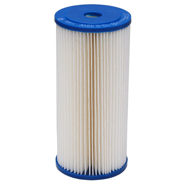 Harmsco® HB-10-5W 10" Calypso Blue Premium Pleated Filter 5 micron