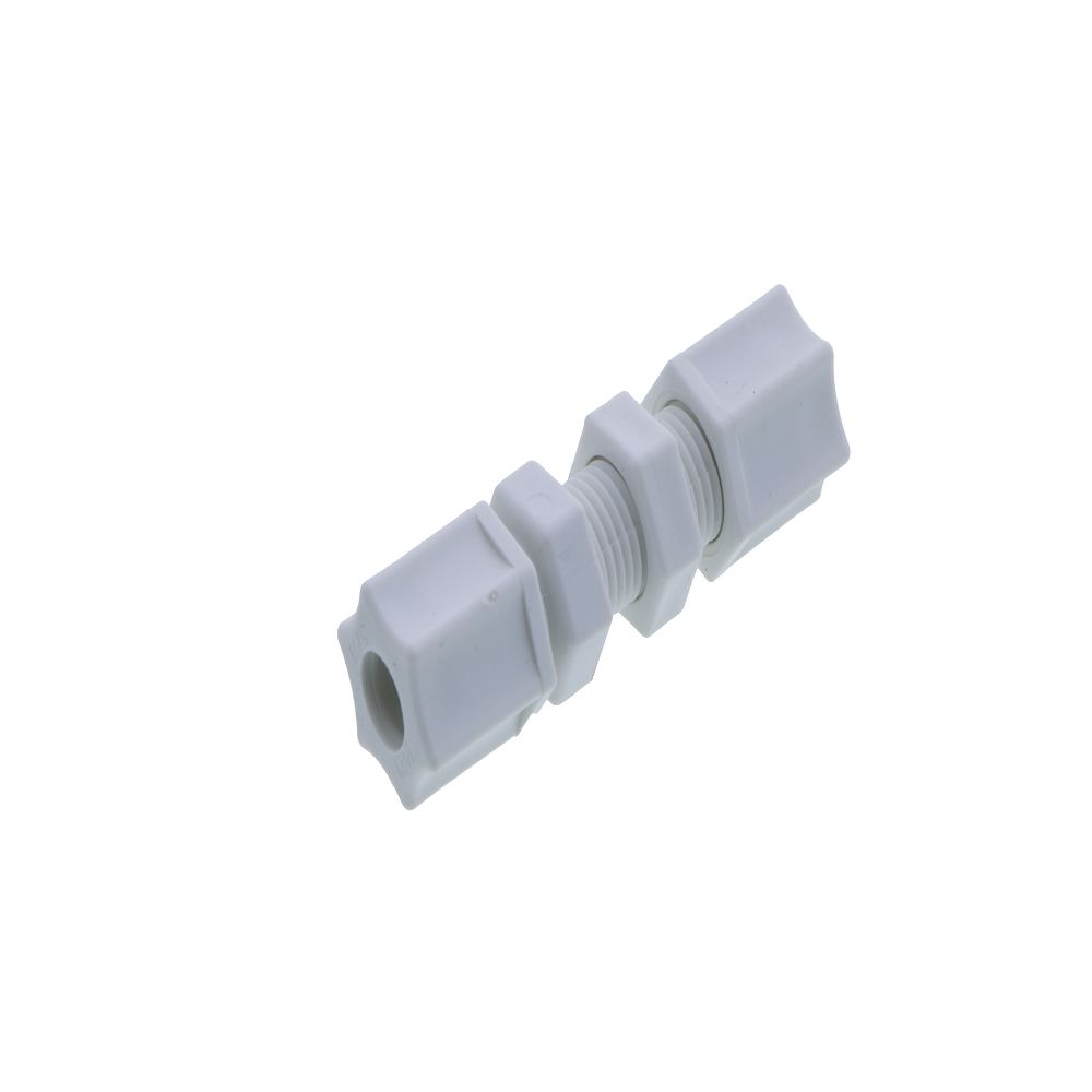JACO 20-12-P-PG Polypropylene Bulkhead Union 3/4 OD Tube x 3/4 OD Tube