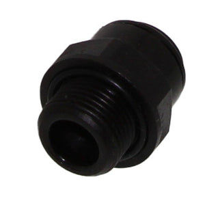 John Guest 6mm x 1/4" [BSPP] Acetal Male Connector - Black