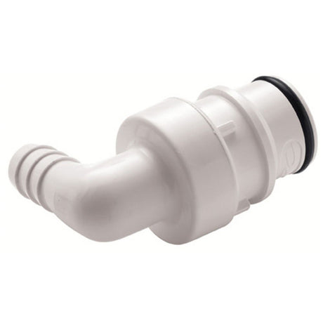 HFC23635 Non-Valved Elbow Hose Barb Coupling Insert 3/8 ID Barb