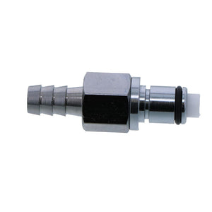 LCD22005V Valved In-Line Hose Barb Coupling Insert 5/16 ID Barb FKM [Viton] O-rings
