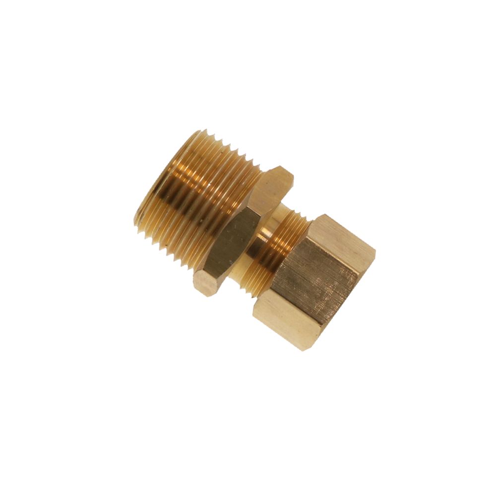 Lead-Free Brass Male Connector 5/8 Compression x 3/4 MPT