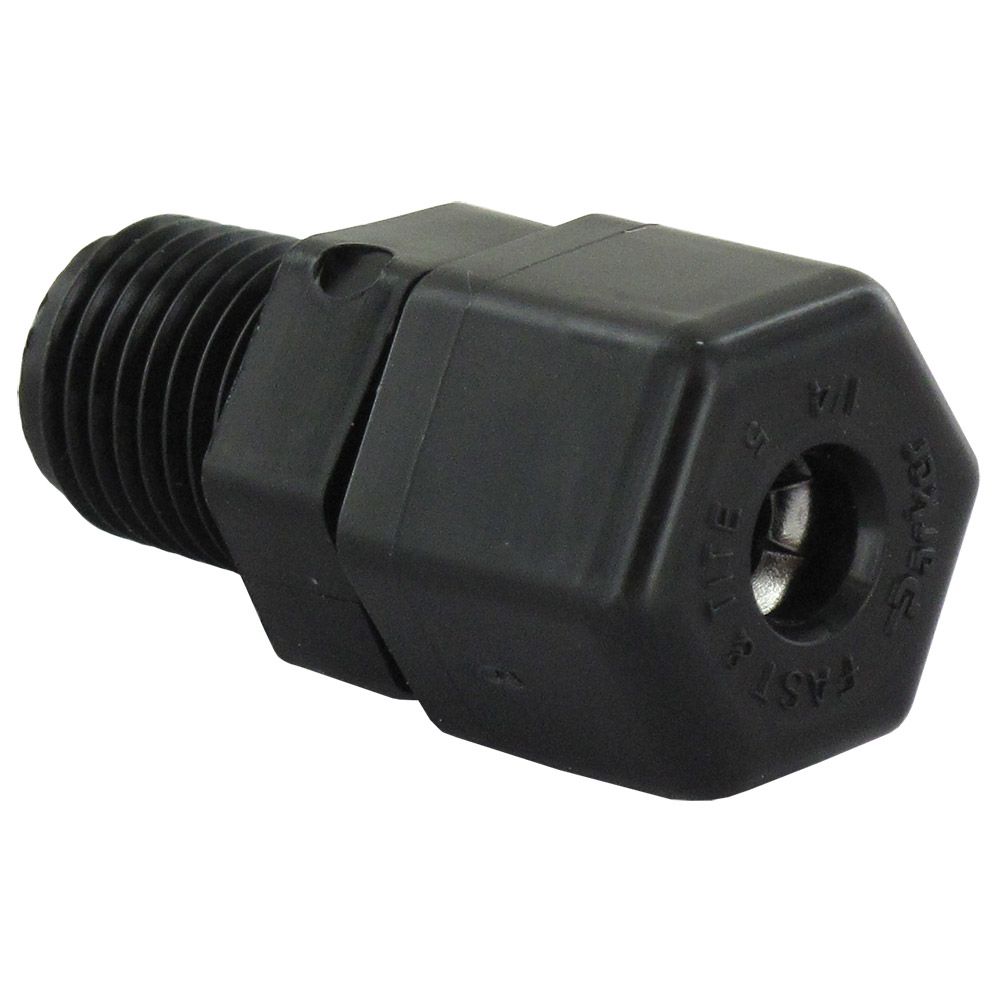 Parker P4MC4 Fast & Tite Male Connector 1/4 Compression X 1/4 MNPT