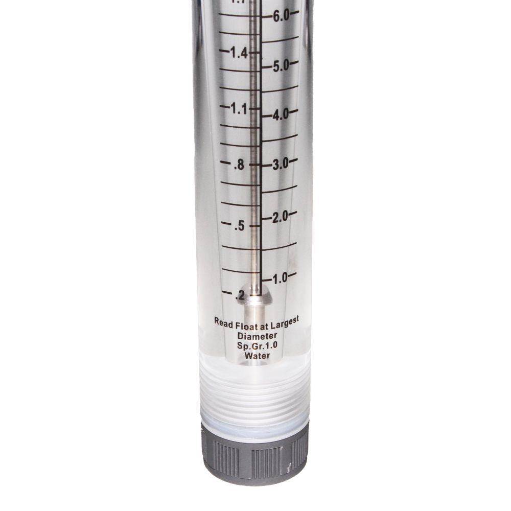Neo-Pure Inline Flowmeter 2-20GPM 1" FNPT