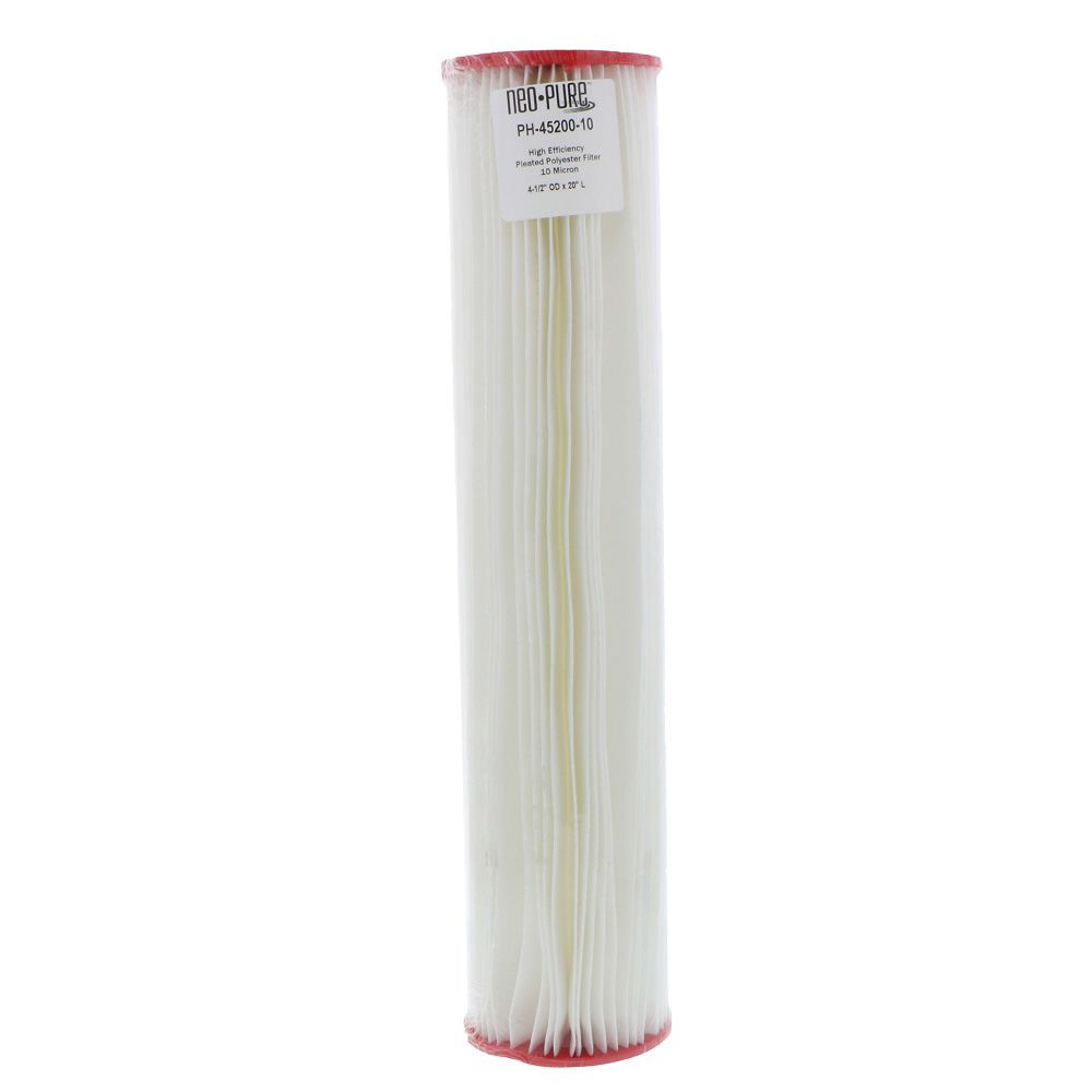 Neo-Pure PH-45200-10 20" BB High Efficiency Pleated Filter 10 micron