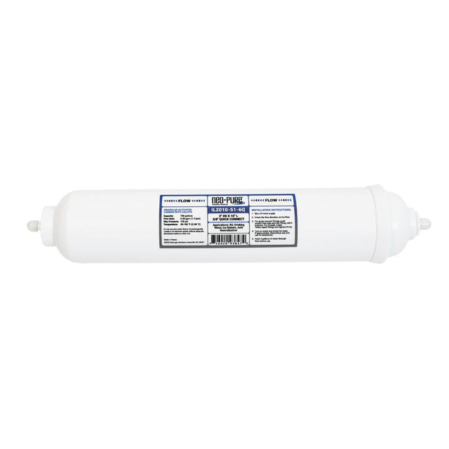 Neo-Pure IL2010-51-6Q Inline Calcite/Coco Shell GAC - 10 x 2 3/8 QC Filter