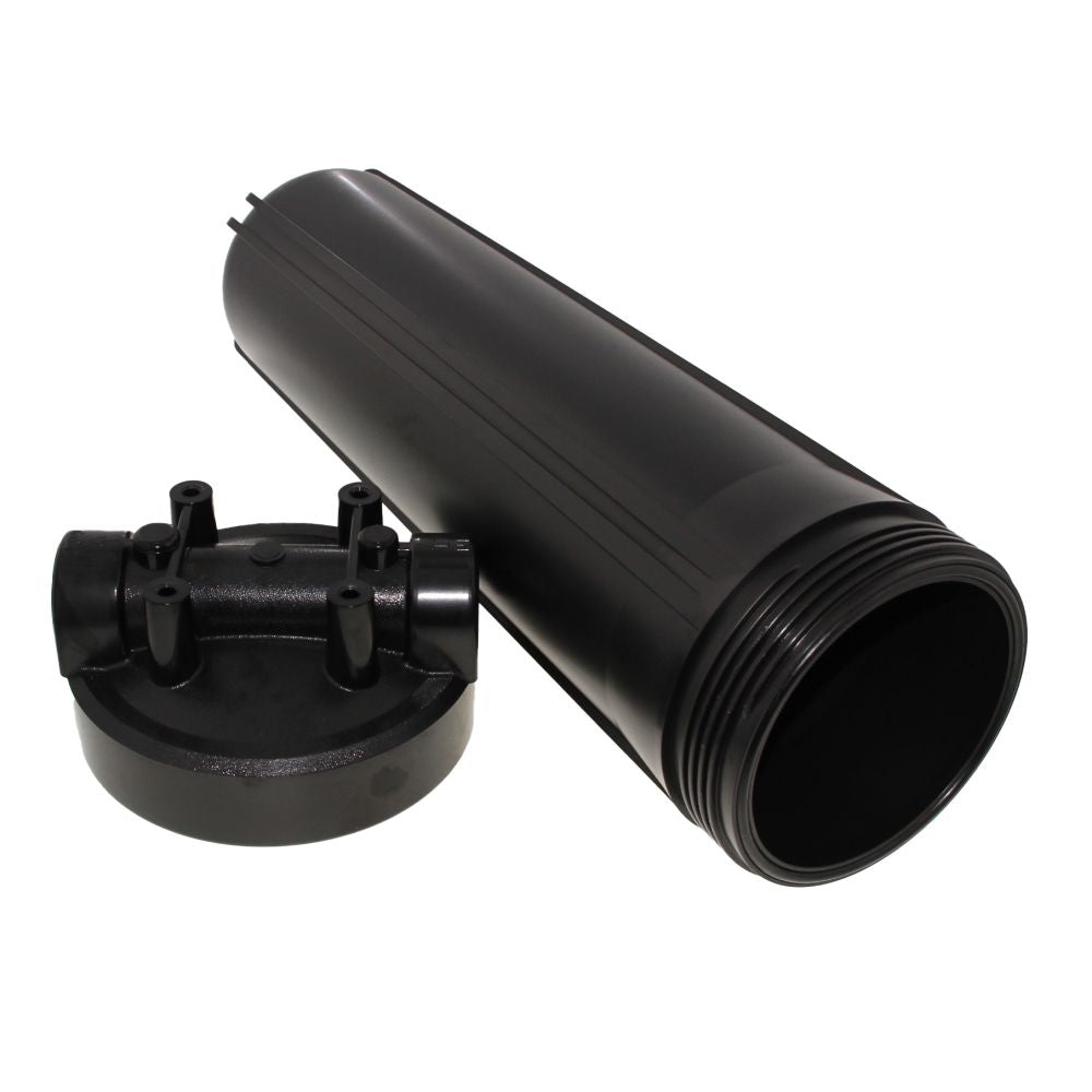 20" Neo-Pure Big Flow Filter Housing Black Cap/Black Sump 1.5" without Pressure Relief