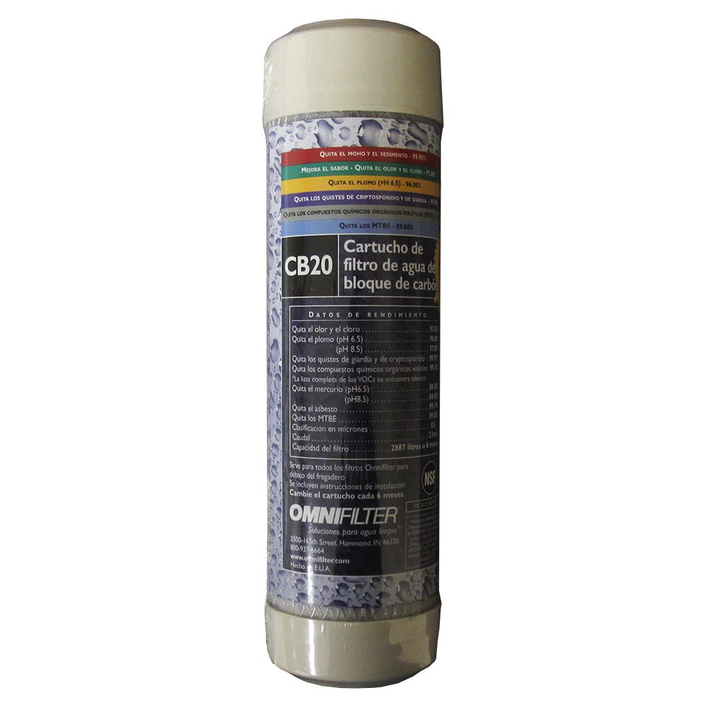 OmniFilter CB20 Carbon Block Water Filter