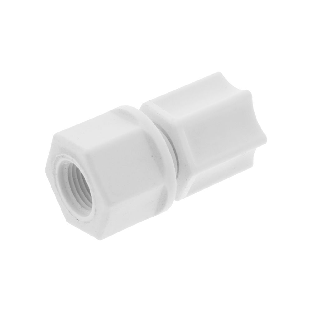 JACO 25-4-2-P-PG Polypropylene Female Connector 1/4 OD Tube x 1/8 FPT