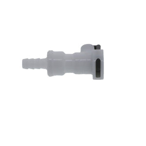 APC17004SH In-Line Hose Barb Coupling Body with Shroud 1/4 ID Barb
