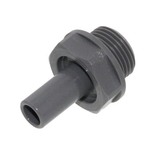 John Guest Stem Adapter BSPT - 3/16 x 1/8  BSPT