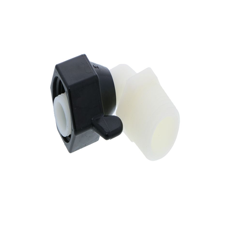 SHURflo 244-3366 Wingnut Swivel Nylon Elbow 1/2 FNPT x 1/2" MNPT