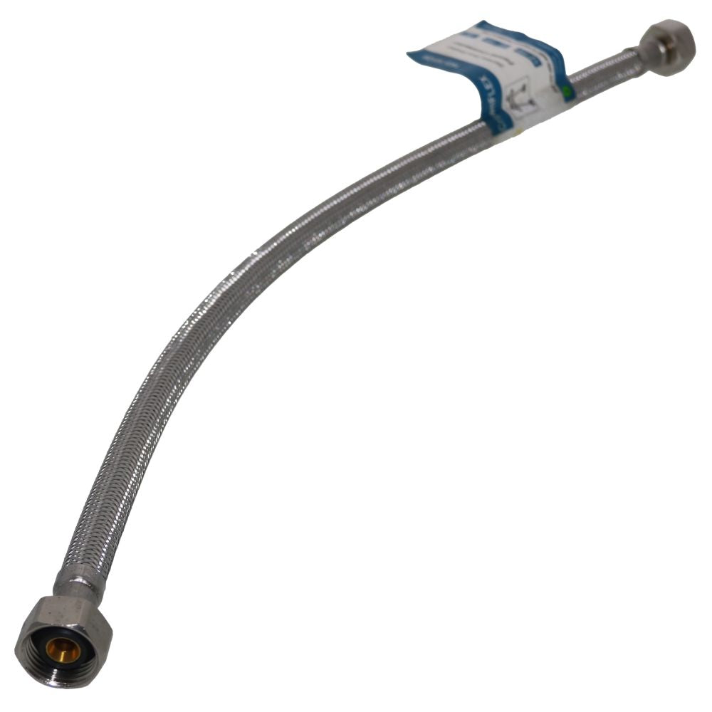 Braided Stainless Steel Water Supply 1/2 FIP x 1/2 FIP x 20"