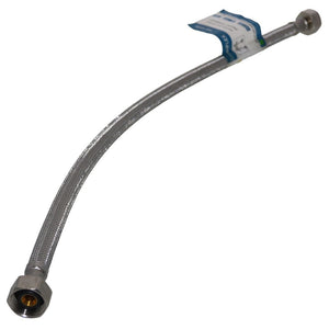 Braided Stainless Steel Water Supply 1/2 FIP x 1/2 FIP x 20"