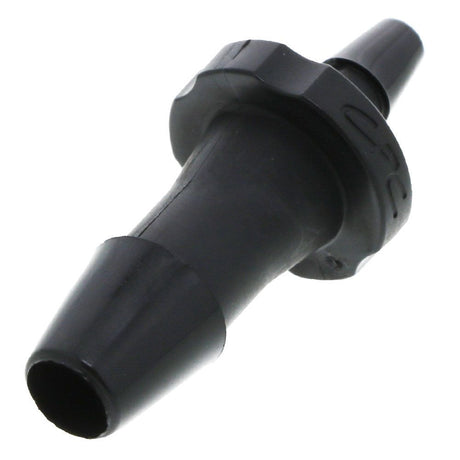 FitQuik Nylon Tube to Tube Straight Reducer Fitting Black - 1/4" ID barb x 1/8" ID