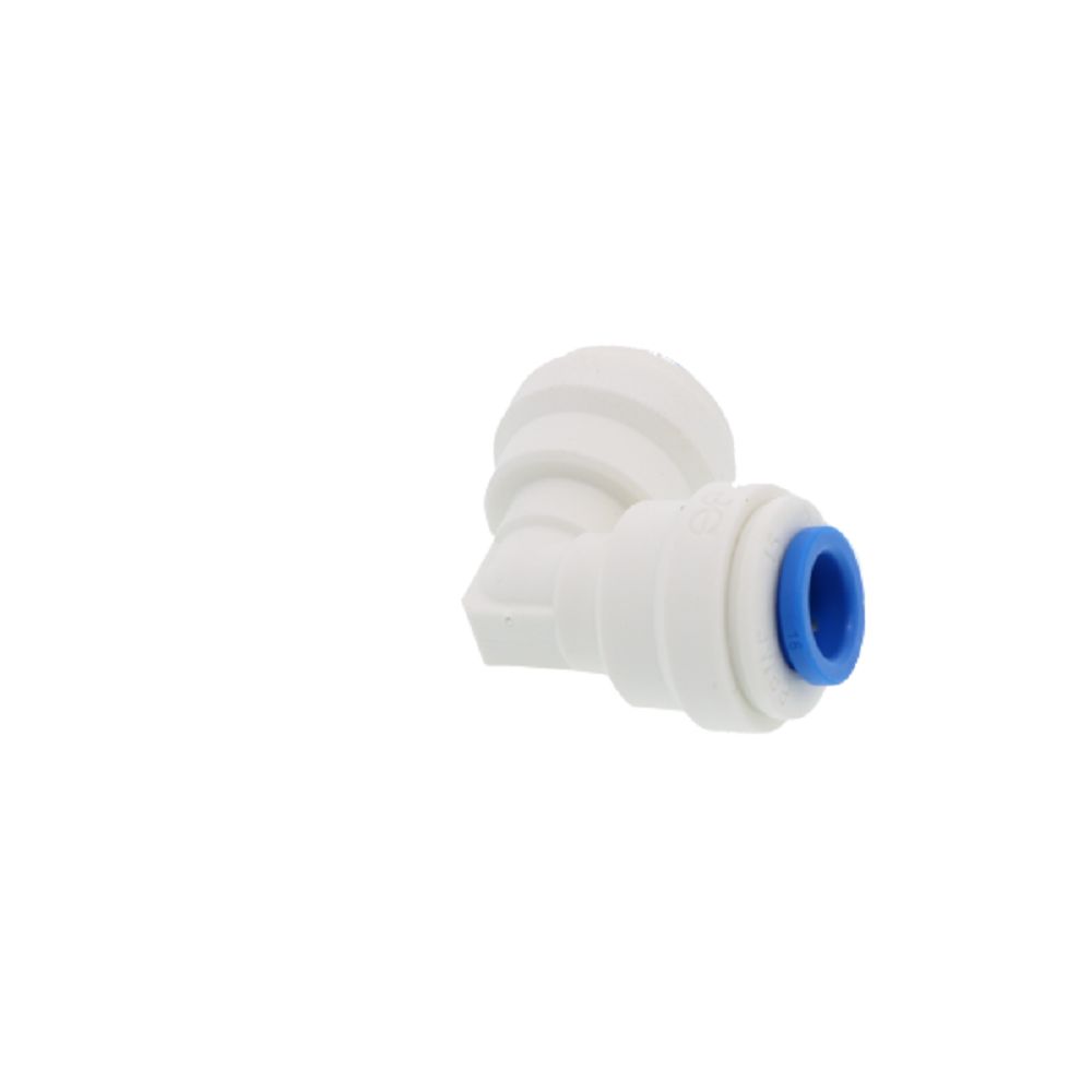 John Guest Union Elbow Polypro  - 1/4-Blue Collet