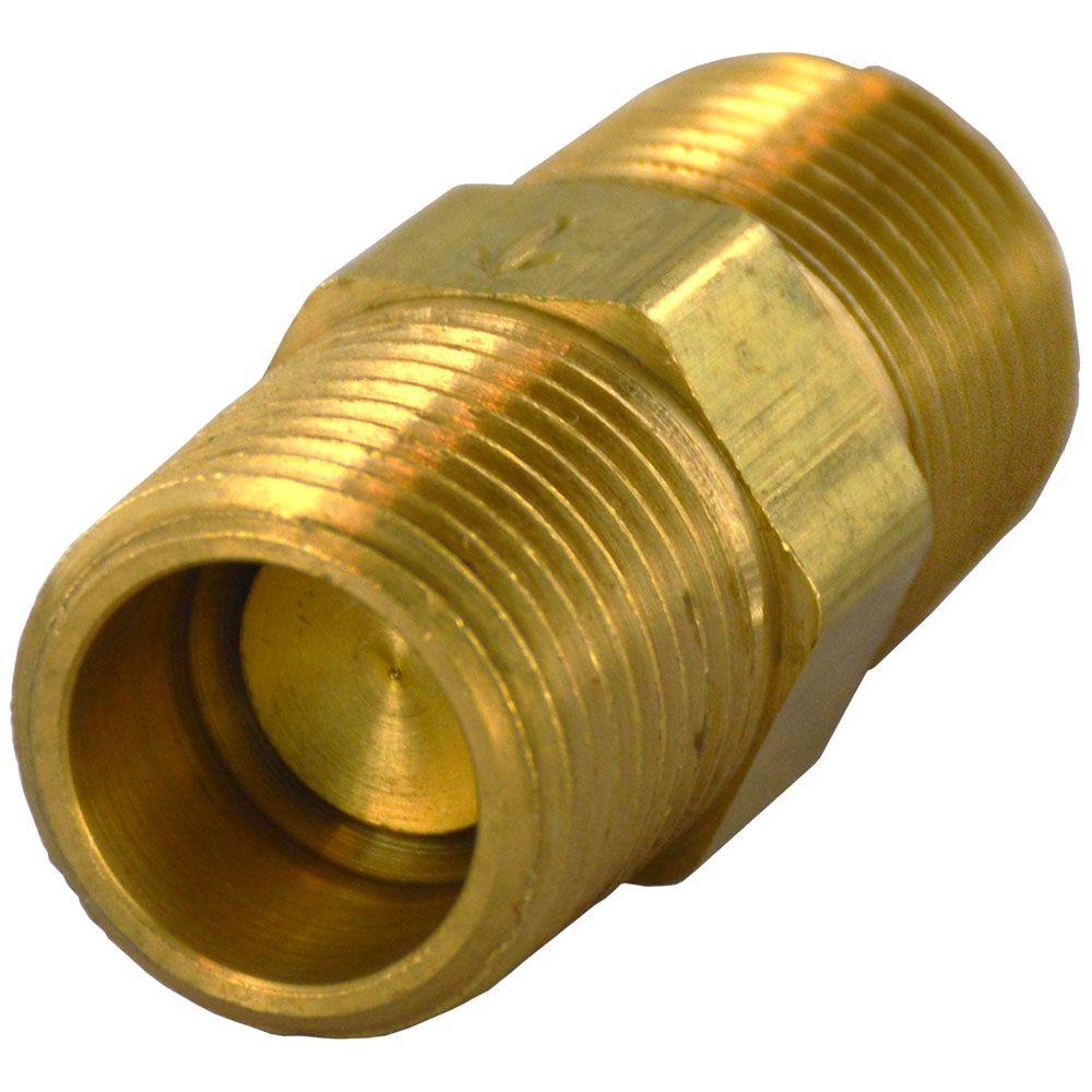 Inline Brass Check Valve - 3/8" MPT x 3/8" MPT