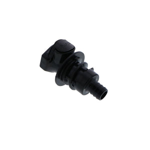 HFCD16857 Valved Panel Mount Hose Barb Coupling Body 1/2 ID Barb