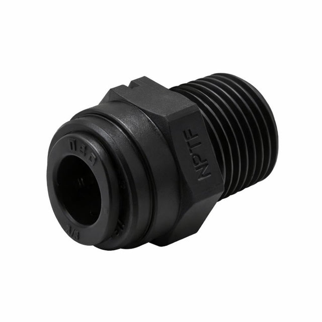 NeoFit - Acetal Black Male Connector 3/8" tube x 3/8"BSP[P]