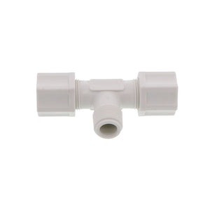 JACO 60-8-6-P-PG Polypropylene Male Branch Tee 1/2 OD Tube x 3/8 MPT