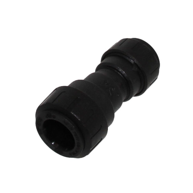 John Guest ProLock Black Coupler - 3/8 CTS