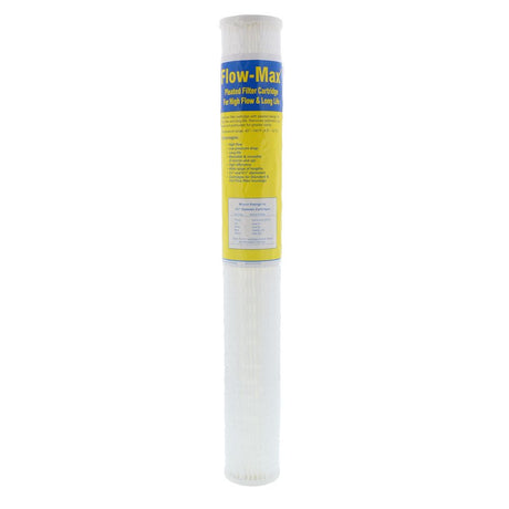 20" x 2-3/4" Flow-Max Pleated Poly - 1 mic