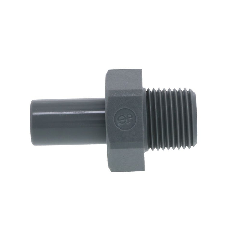 John Guest Stem Adapter BSPT - 1/2 x 1/2  BSPT