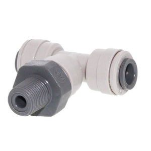 John Guest Swivel Branch Tee BSPT - 3/16 x 1/8  BSPT