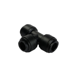 NeoFit - Acetal Black Union Tee 3/8" tube