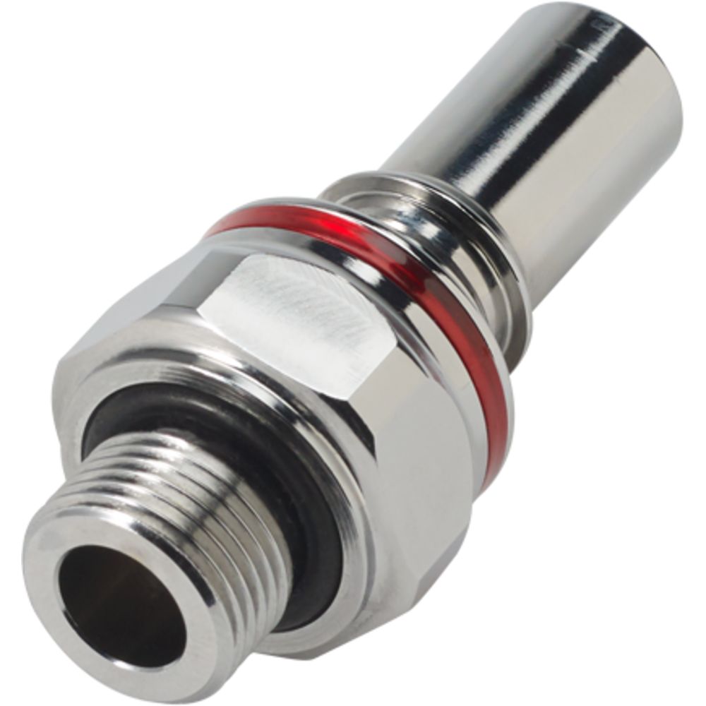 Colder LQ6D47006RED Everis 3/8" G-Thread/BSPP Valved Liquid Cooling Connector Insert, Warm Red
