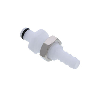 PMC4204 Panel Mount Hose Barb Coupling Insert 1/4 ID Barb