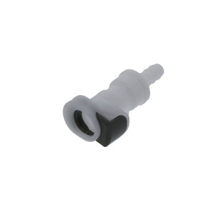 APC17004SH In-Line Hose Barb Coupling Body with Shroud 1/4 ID Barb
