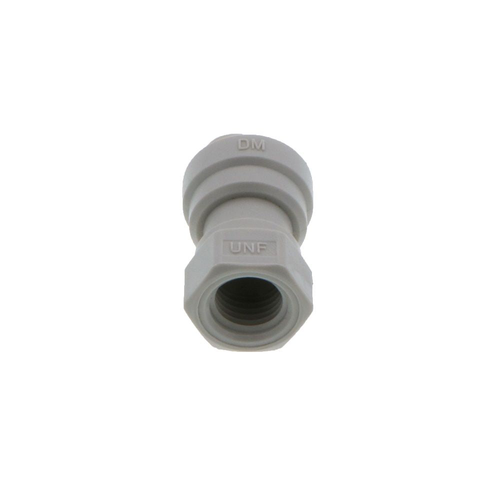 DMfit Female Flare Adapter - 5/16 Push-in x 7/16-20UNF- Cone type
