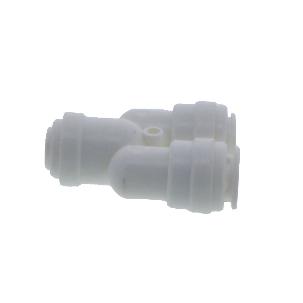 DMfit Two Way Divider - 3/8 Push-in [in] x 1/2 Push-in [out]