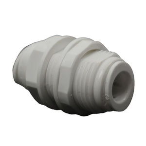 Bulkhead Union Acetal  3/8 qc x 3/8 qc