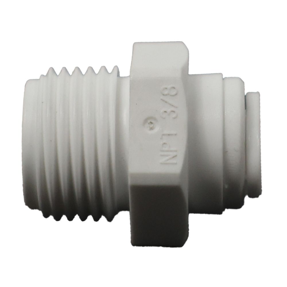 Male Connector Acetal 1/4 qc x 3/8 MNPT