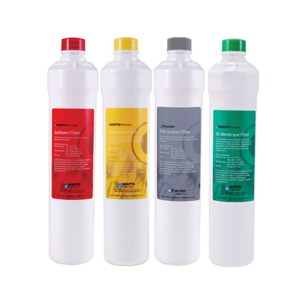 Watts Premier 531160 RO Pure Plus VOC 4 Pack Filter Kit