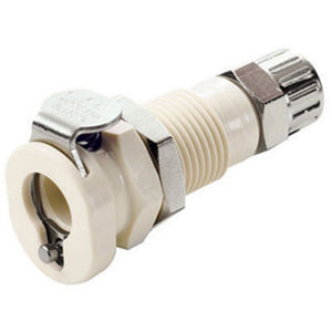 PMCD120412 Valved Panel Mount PTF Coupling Body 1/4 PTF