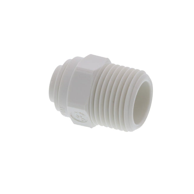 John Guest Male Connector NPTF Polypro - 1/4 x 3/8 NPTF