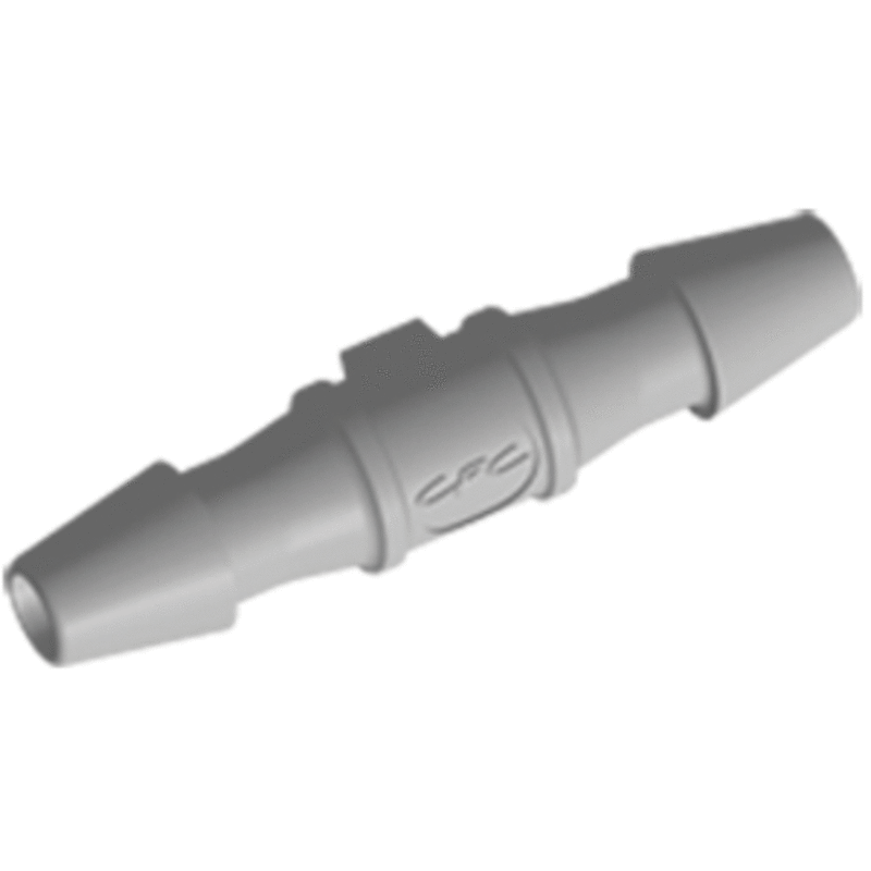 FitQuik Polypropylene Tube to Tube Straight Fitting - 1/8 ID x 1/8 ID