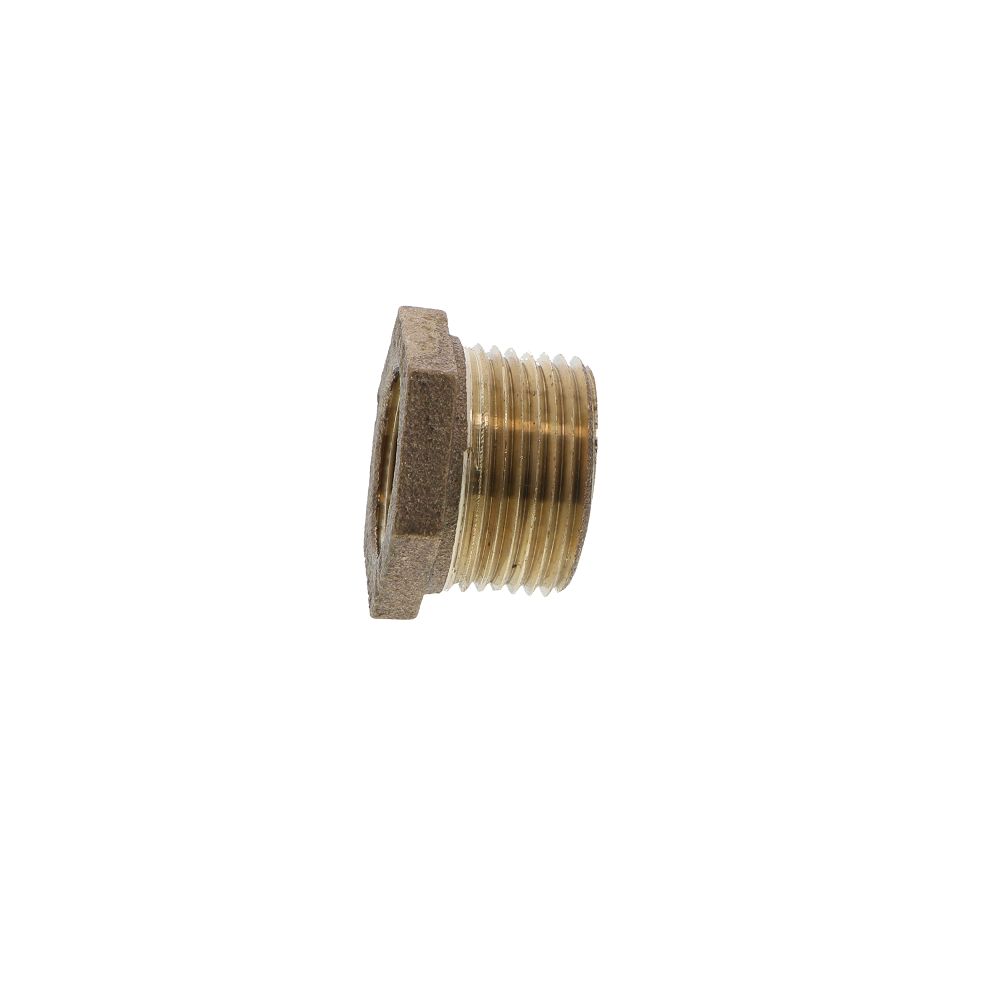 Lead Free Brass Hex Bushing - 1 MPT x 3/4 FPT