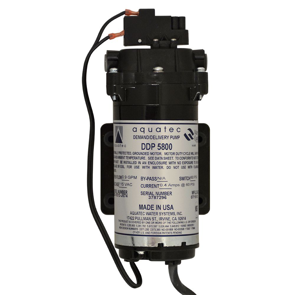 Aquatec 5853-1E12-J574 Pump .9 GPM, 3/8"JG, 115V
