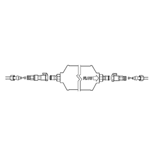 GE SmartWater Compatible GXRTQR Inline Filter w/ insert fittings