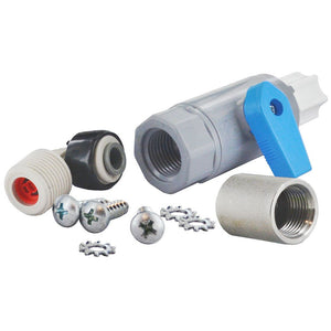 Everpure Twin Series Filter Head w/0.5 gpm FC & Fittings