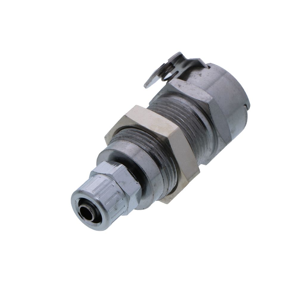 LCD12004 Valved Panel Mount PTF Coupling Body 1/4 PTF