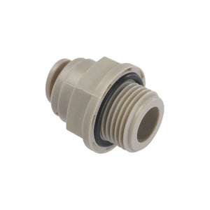 NeoFit - Acetal Gray Male Connector- 5/16" tube OD x 9/16"BSW Thread