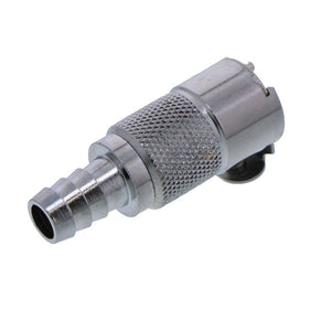 LCD17006 Valved In-Line Hose Barb Coupling Body 3/8 ID Barb